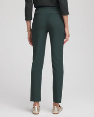 Chico's Lightweight Juliet Straight Ankle Pants DARKEST SPRUCE