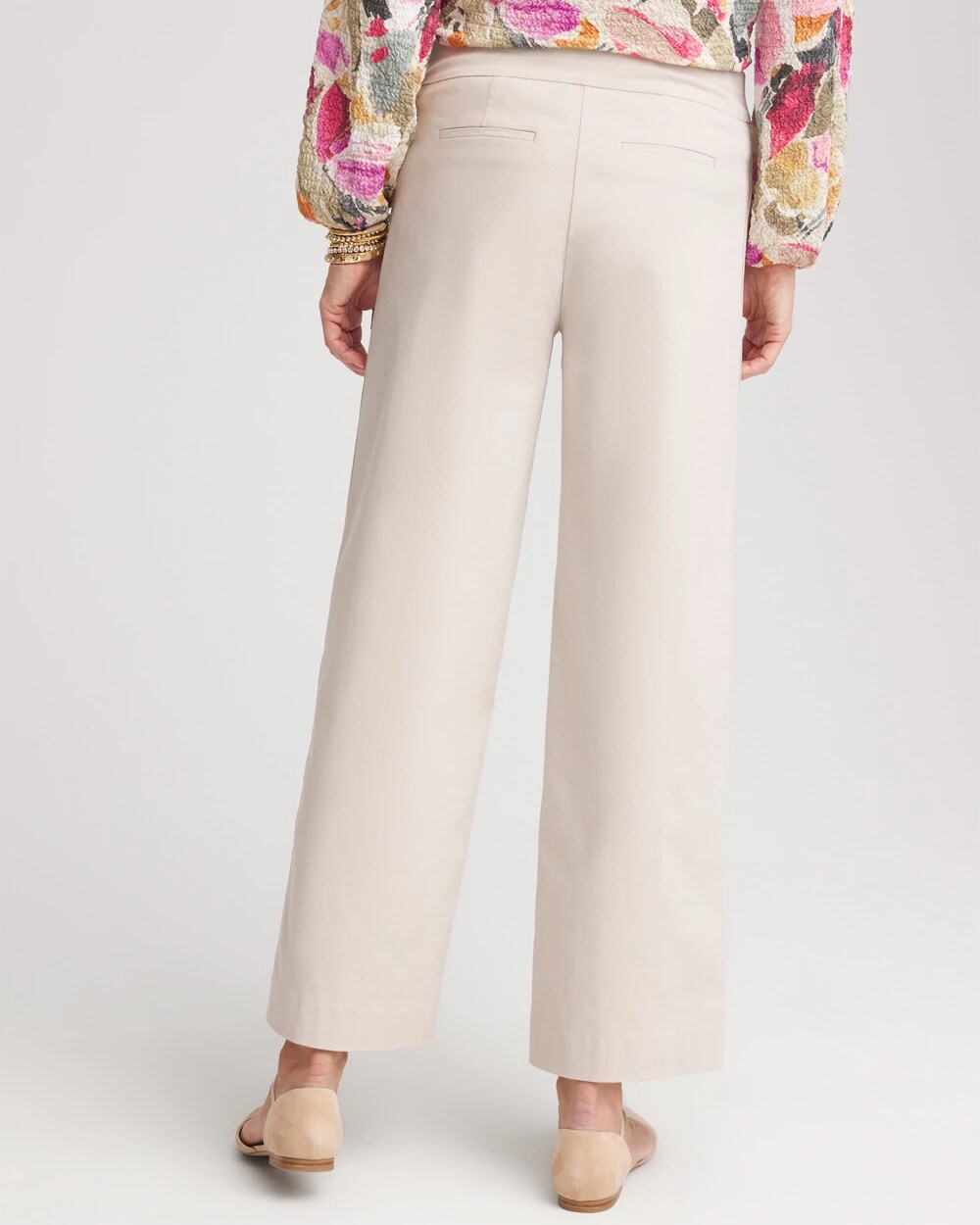 Chico's Brigitte™ Cropped Wide-Leg Pants SMOKEY TAUPE