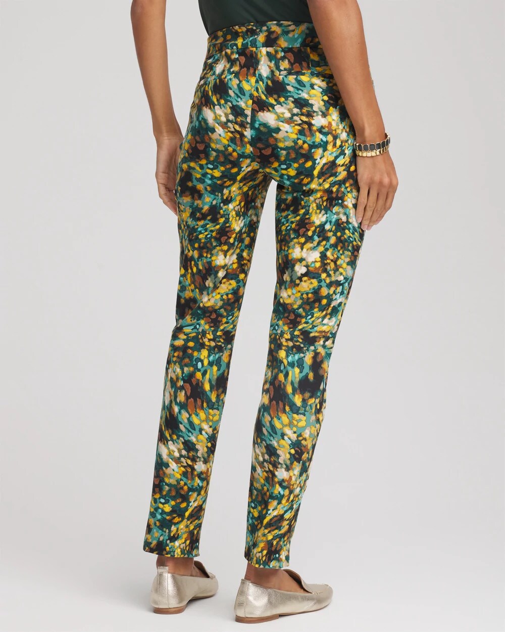 Chico's Brigitte™ Slim Pull-On Ankle Pants BLACK