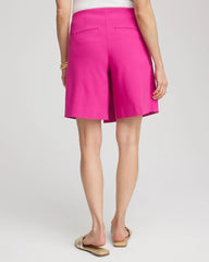 Chico's Brigitte™ Pull-On Asymmetrical Wrap Skort CRUSHED BERRIES