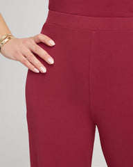 Chico's Travelers™ Knit Wide-Leg Pants RUSSET RED