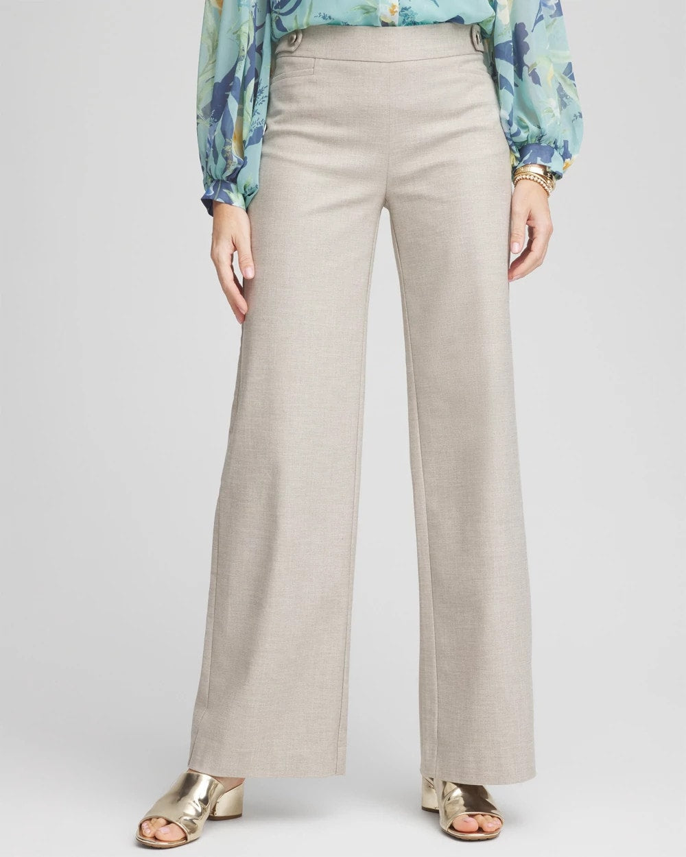 Chico's Brigitte™ Wide-Leg Pants SMOKEY TAUPE