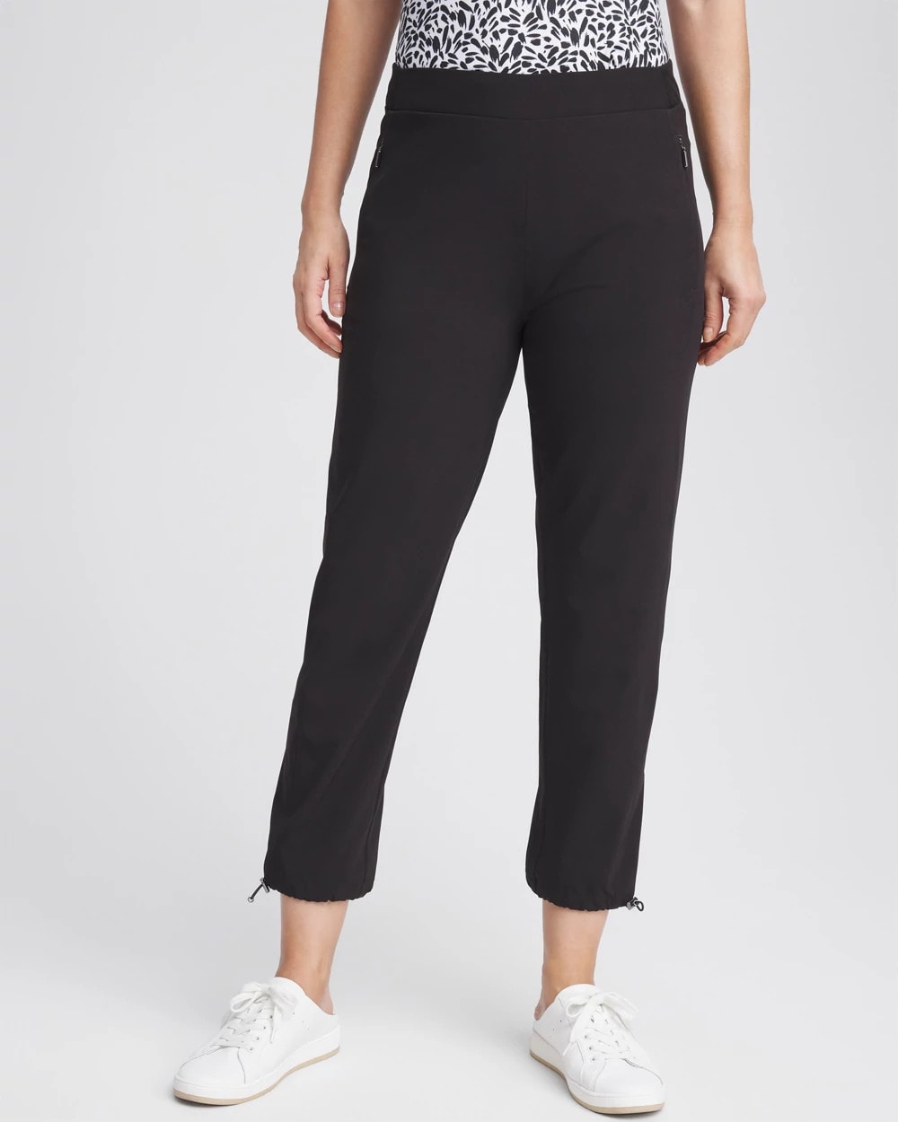 Chico's Zenergy® UPF Bungee Crop BLACK