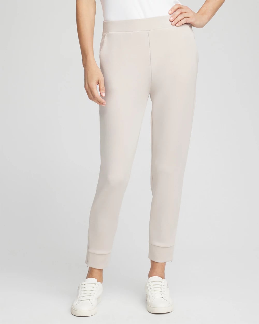Chico's Zenergy® Caviar Bead Joggers SMOKEY TAUPE