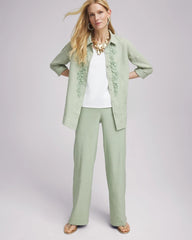 Chico's Linen Stretch Relaxed Pants MOROCCAN MINT