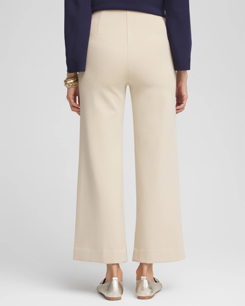 Chico's Lightweight Juliet Kick Flare Pants WILD TRUFFLE