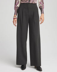Chico's Pleated Trouser Pants GRAY