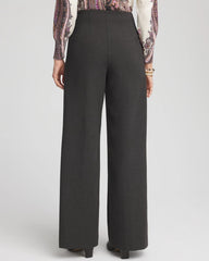 Chico's Pleated Trouser Pants GRAY