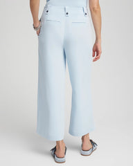 Chico's Crepe Wide-Leg Culotte Pants CRYSTAL SPRINGS