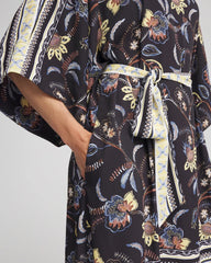 Chico's Georgette Boatneck Kaftan Dress ECRU