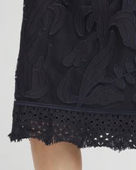 Chico's Travelers™ Mesh Appliqué Midi Dress TRAVELERS INDIA INK
