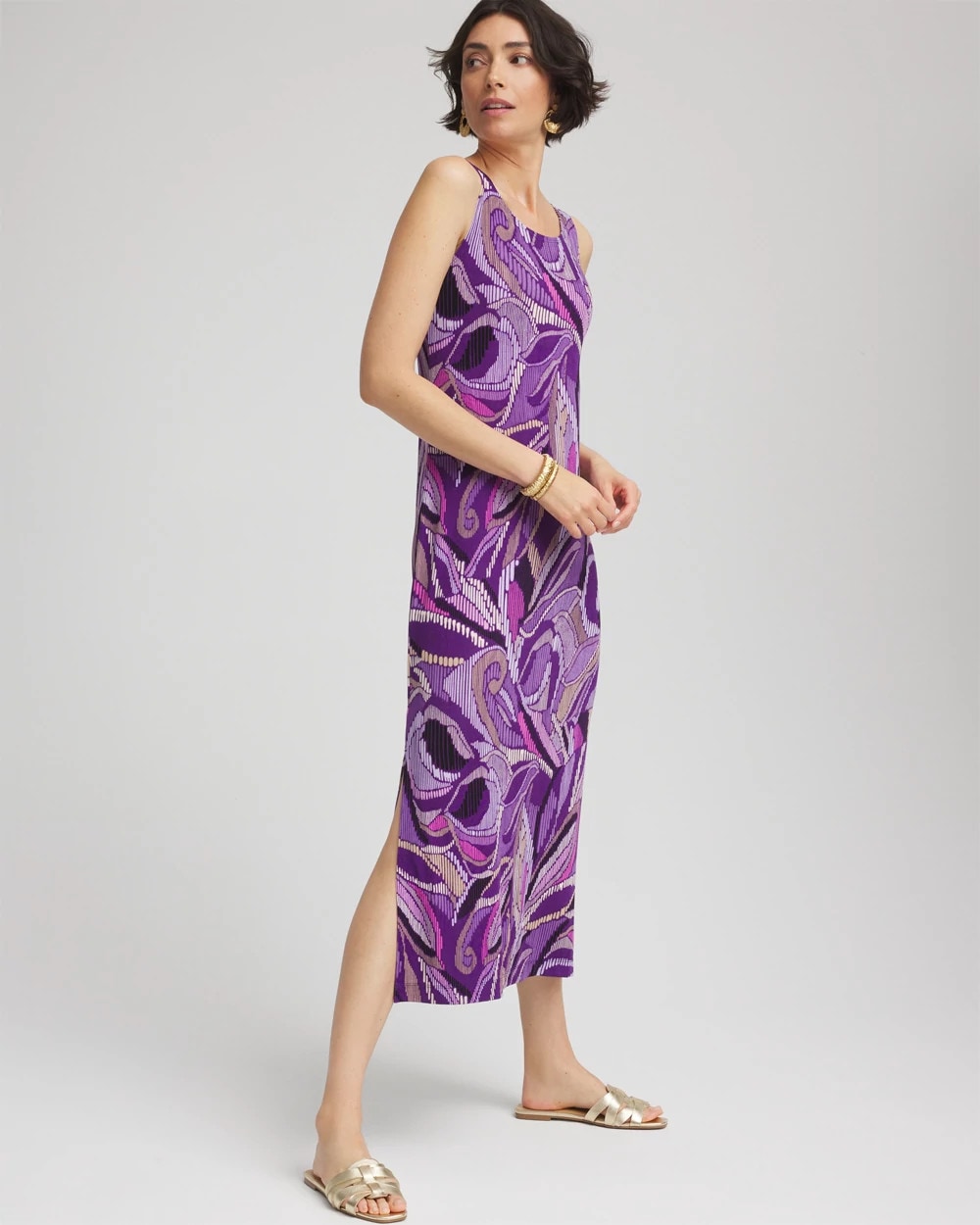 Chico's Travelers™ Rio Convertible Maxi Dress VIOLET AURA