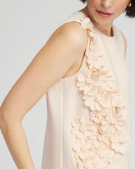 Chico's Appliqué Ponte Knit Dress ENGLISH CREAM