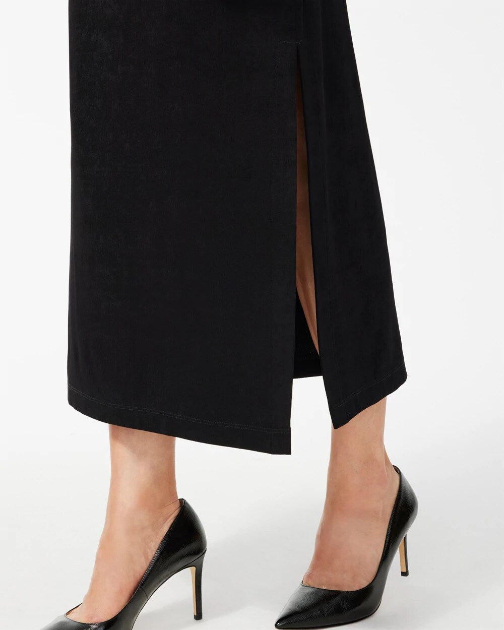 Chico's Travelers™ Side-Slit Maxi Skirt TRAVELERS BLACK