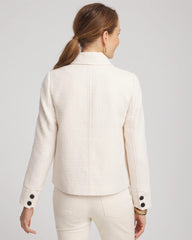 Chico's Bouclé Chore Jacket ENGLISH CREAM