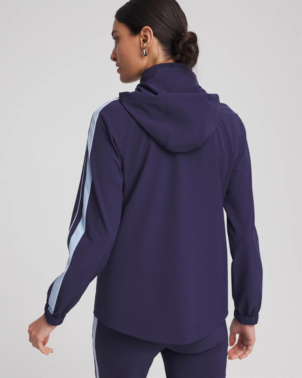 Chico's Zenergy® UPF Piped Jacket PASSPORT BLUE