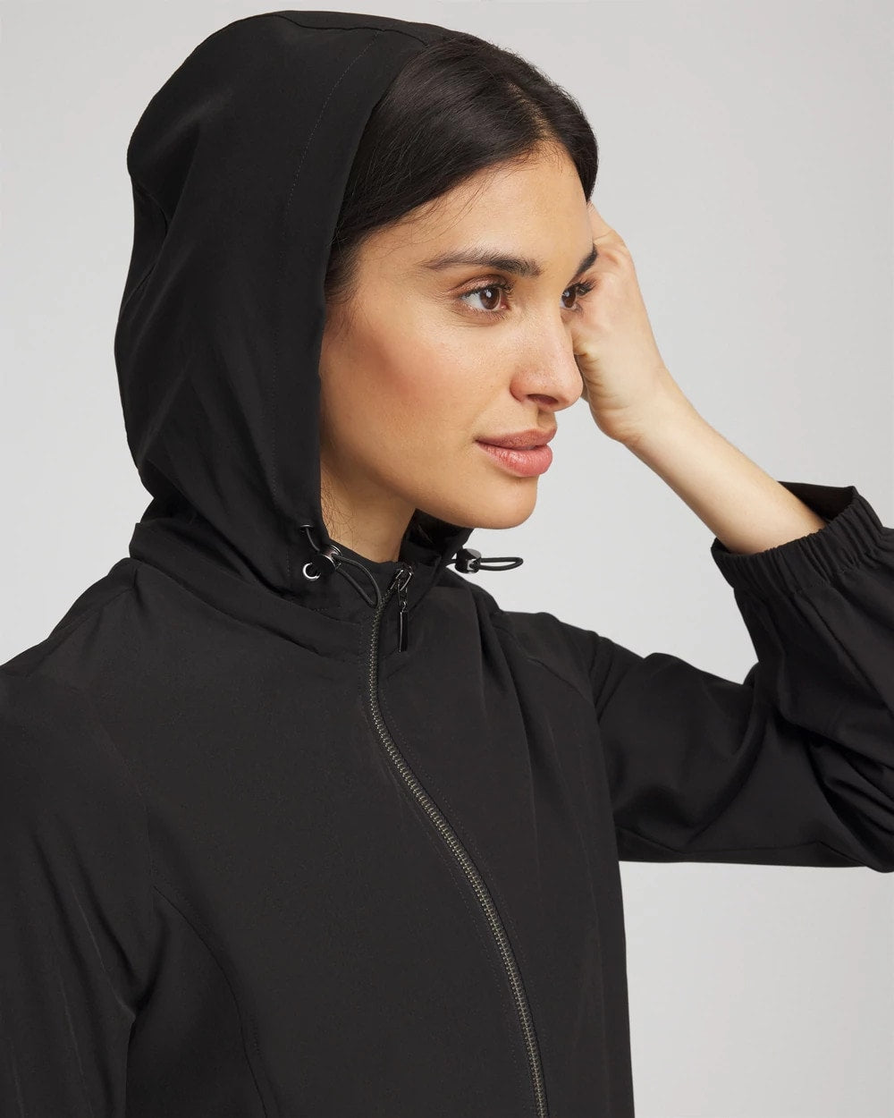 Chico's Zenergy® UPF Zip Front Jacket BLACK