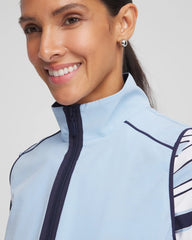 Chico's Zenergy® UPF Contrast Vest CRYSTAL TOPAZ