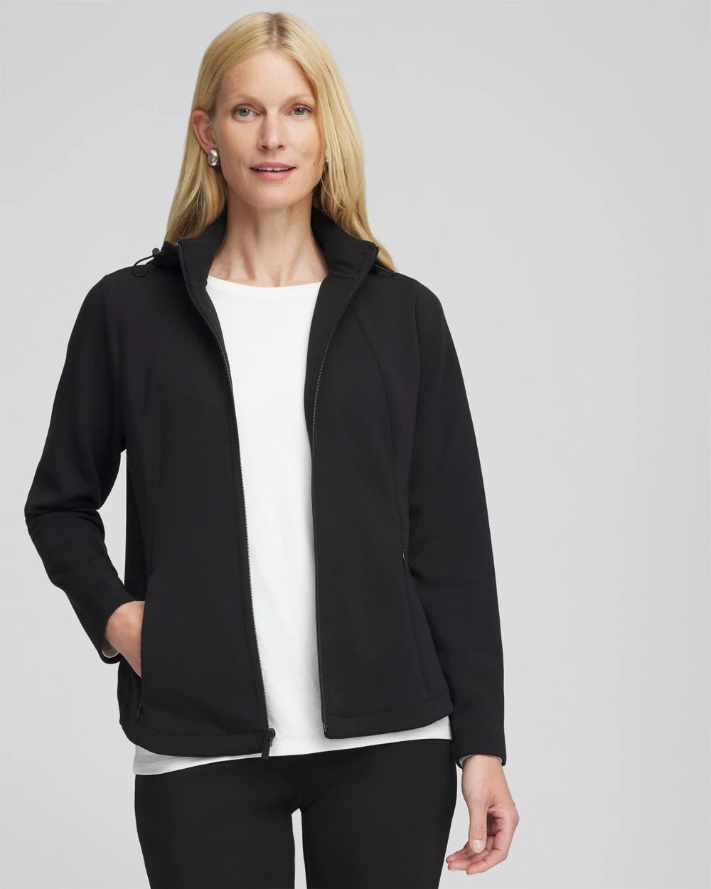 Chico's Zenergy® Convertible Jacket BLACK