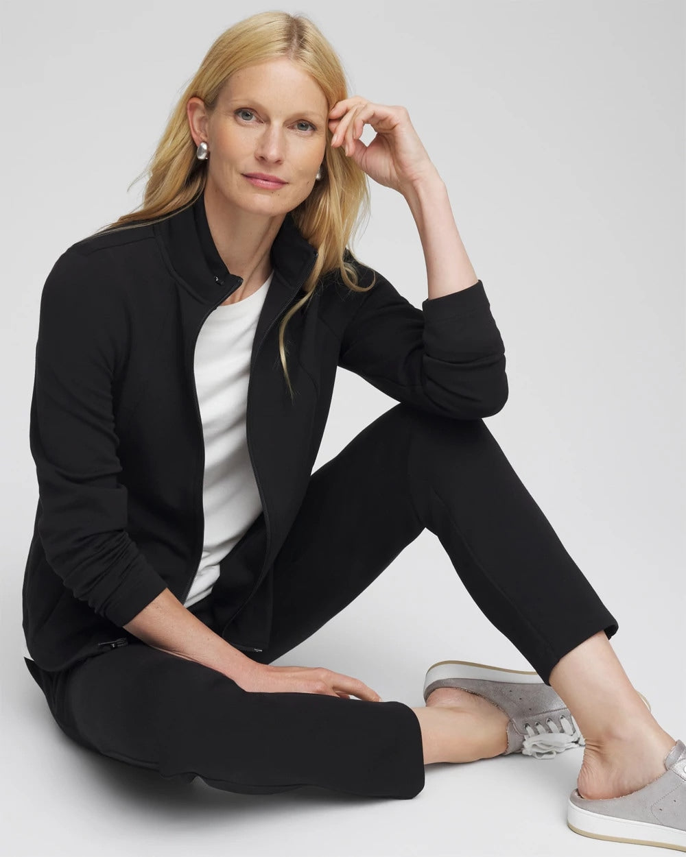 Chico's Zenergy® Convertible Jacket BLACK
