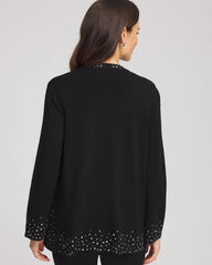 Chico's Travelers™ Embellished Cardigan TRAVELERS BLACK