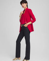Chico's Ponte Blazer RED ALLURE
