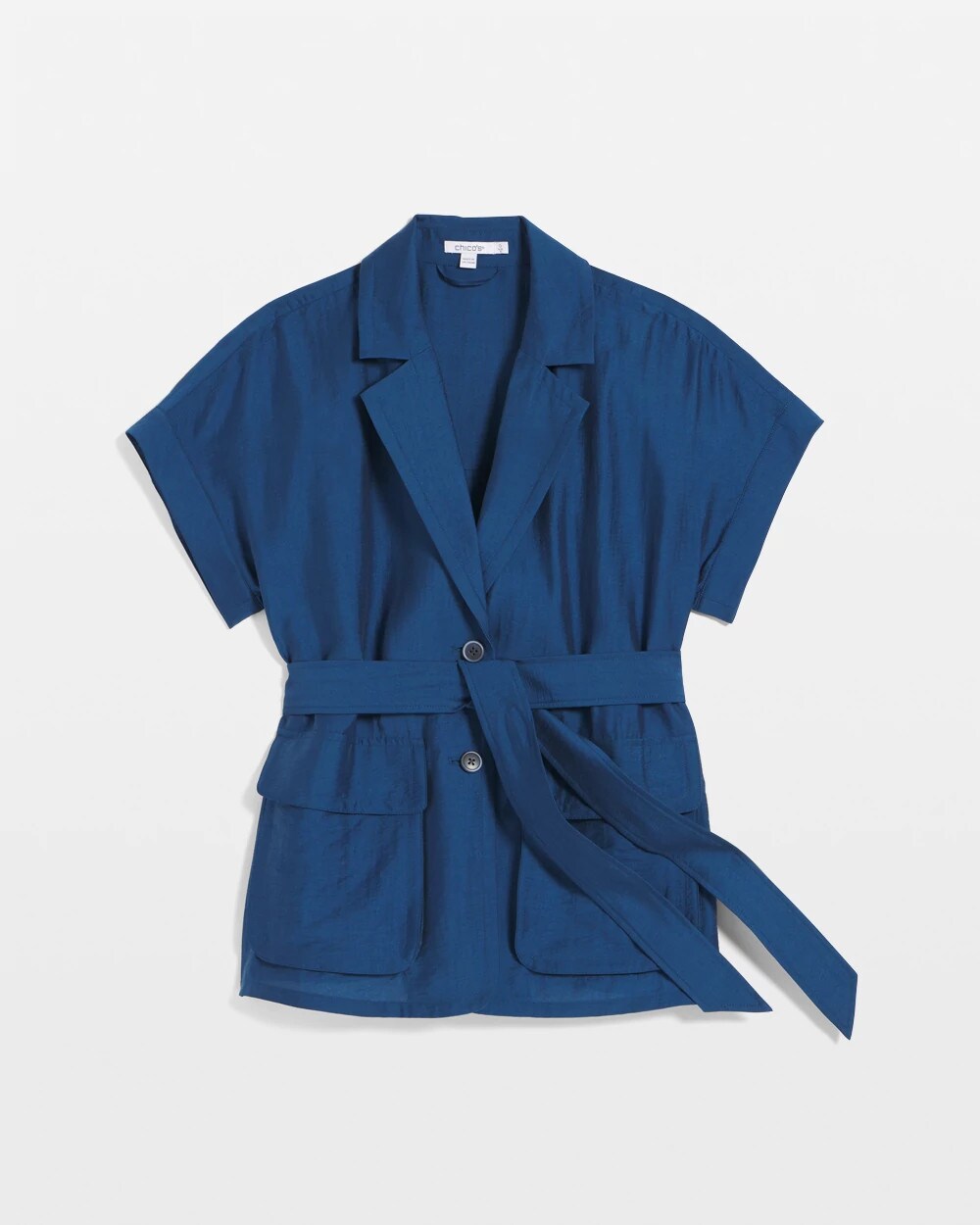 Chico's Cargo Shirt Jacket SEAPORT