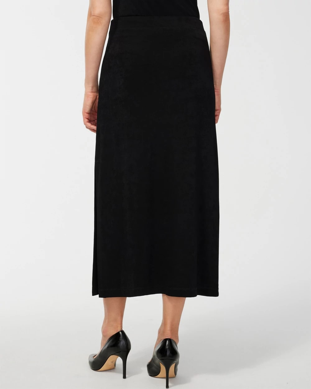 Chico's Travelers™ Side-Slit Maxi Skirt TRAVELERS BLACK