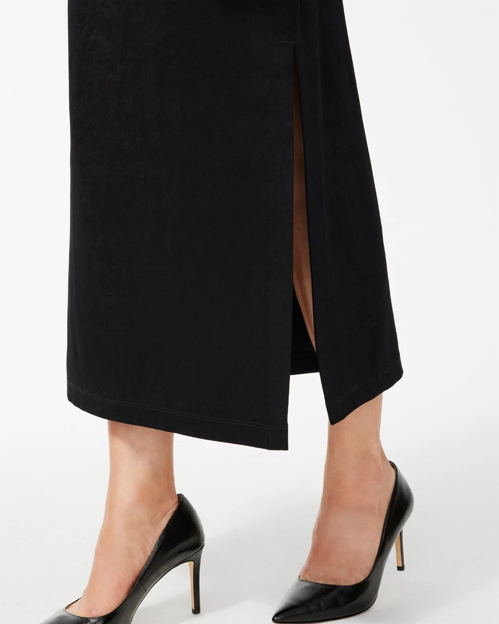 Chico's Travelers™ Side-Slit Maxi Skirt TRAVELERS BLACK