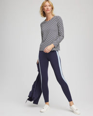 Chico's Zenergy® Chain Top PASSPORT BLUE