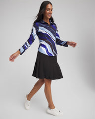 Chico's Zenergy® UPF Pleated Skort BLACK