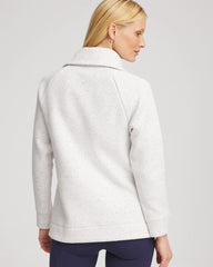 Chico's Zenergy® Textured Rib Tunic LIGHT HEATHER GRAY