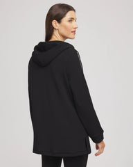 Chico's Zenergy® Caviar Bead Sweatshirt BLACK