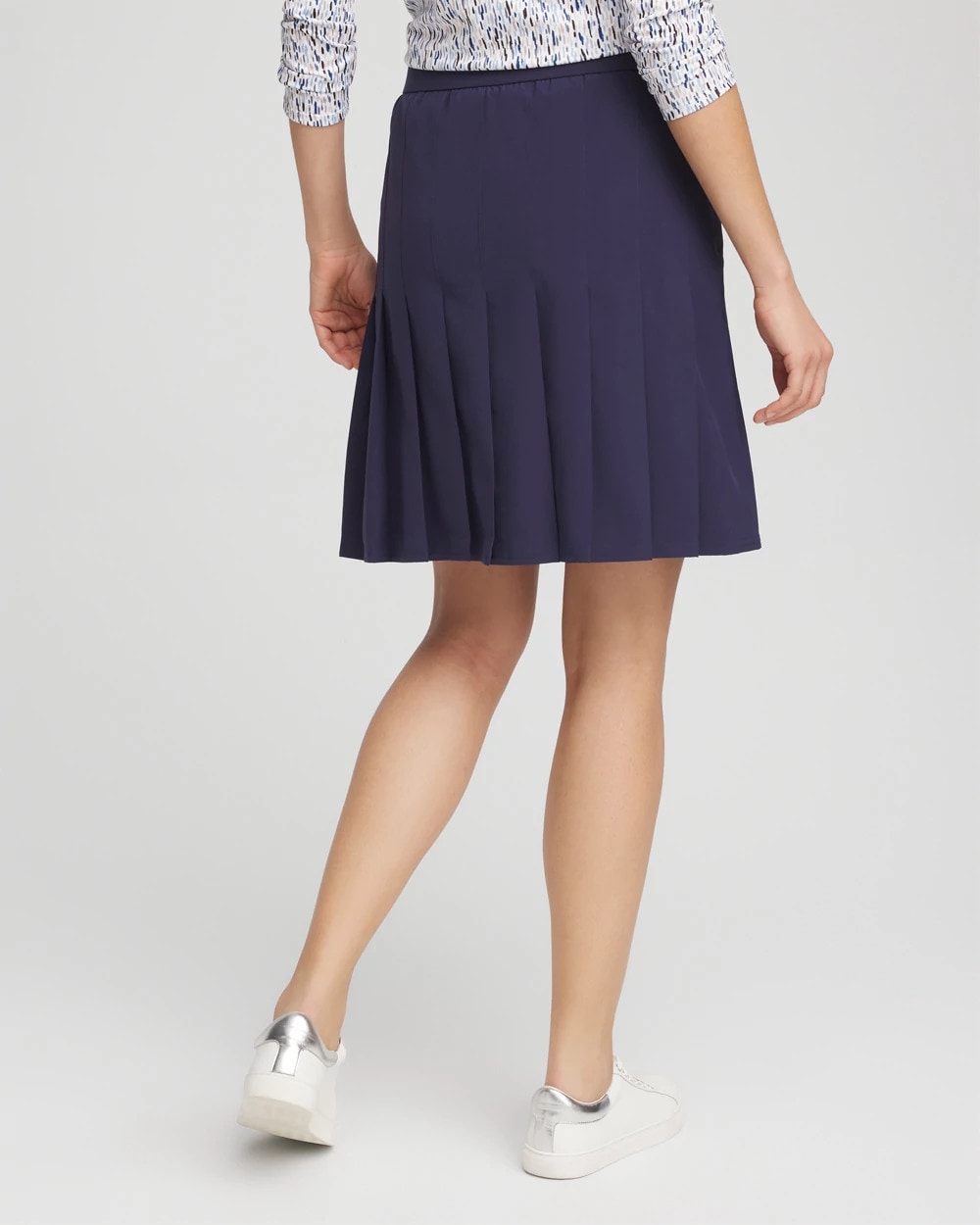 Chico's Zenergy® UPF Pleated Skort PASSPORT BLUE