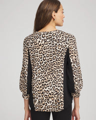 Chico's Zenergy® Animal-Print Bungee Top