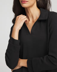Chico's Zenergy® Collared Tunic BLACK