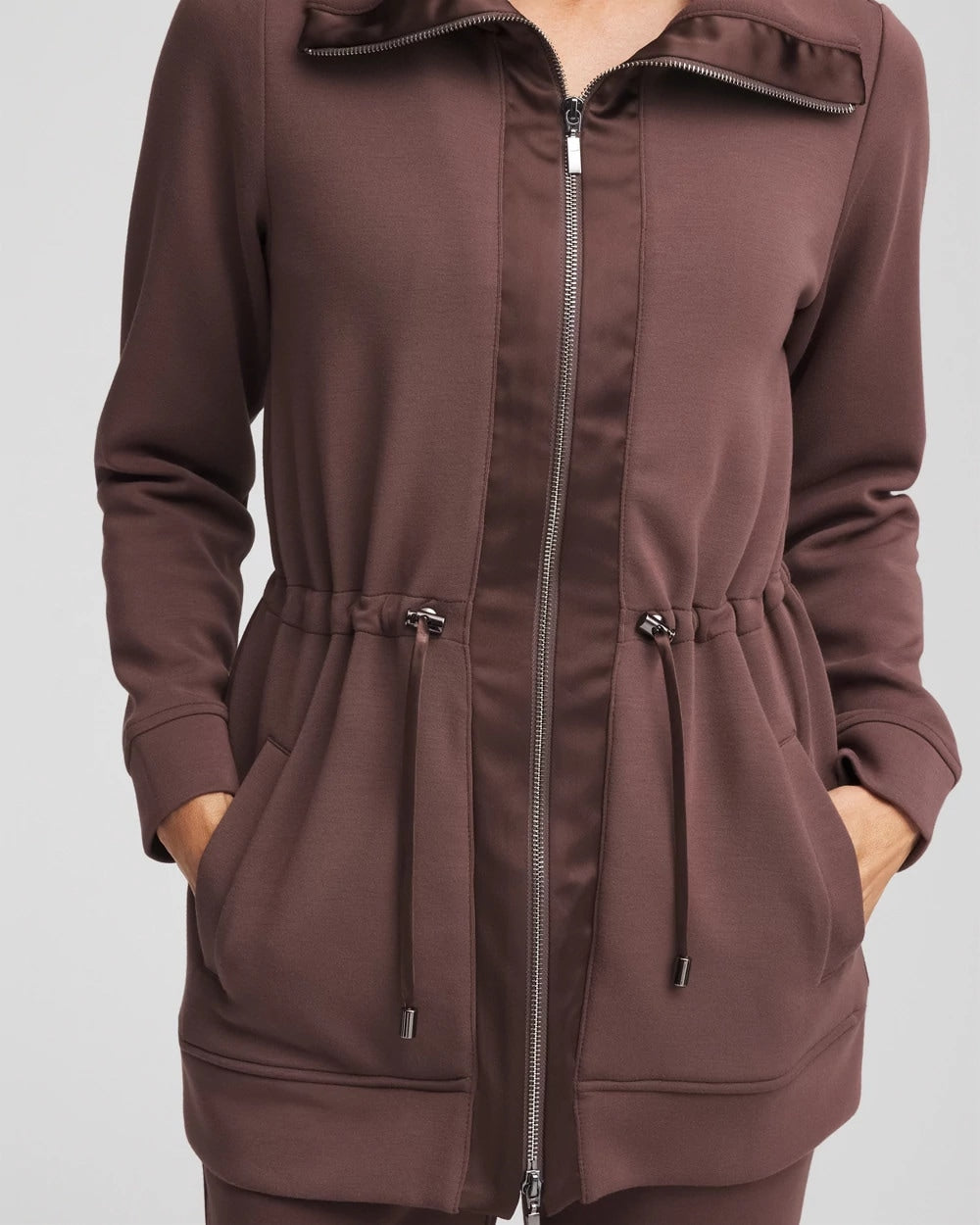 Chico's Zenergy® Cinch-Waist Jacket ESPRESSO