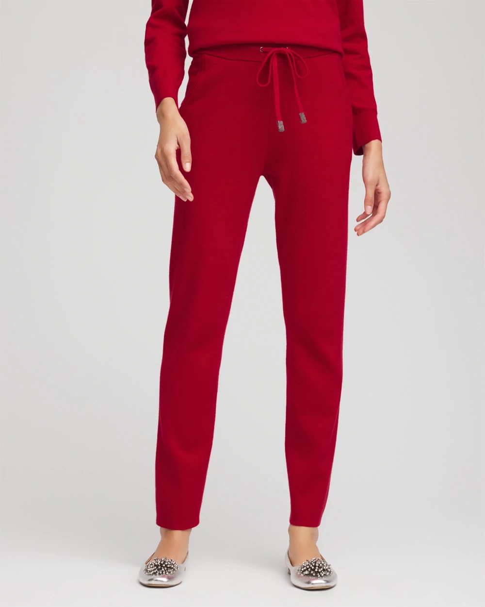 Chico's Zenergy® Luxe Tapered Ankle Pants CARMINE RED
