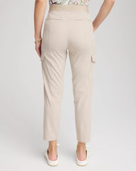Chico's Zenergy® UPF Cargo Cropped Pants TIBET TAUPE