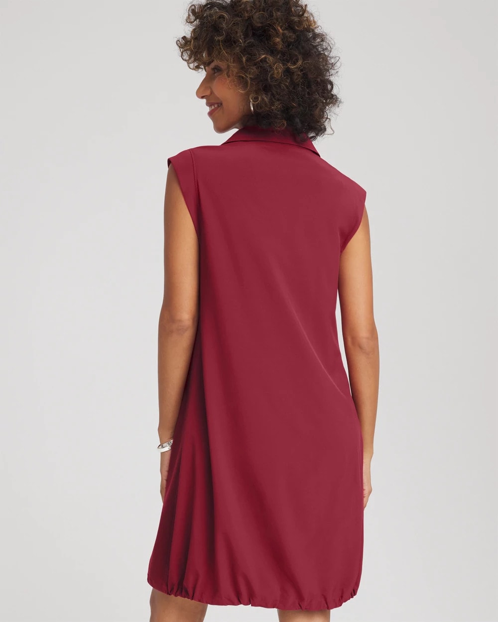 Chico's Zenergy® UPF Bungee Dress RUSSET RED