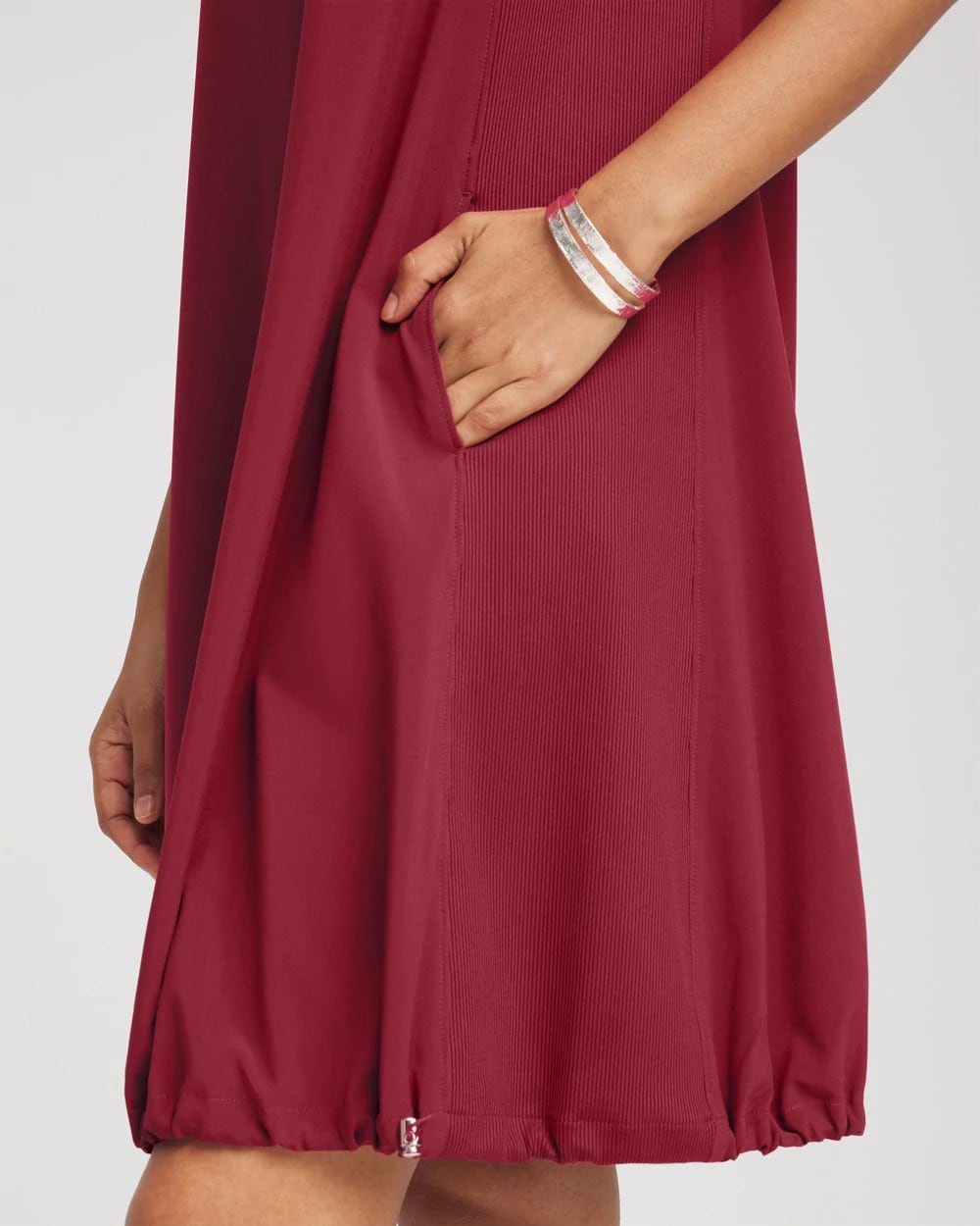 Chico's Zenergy® UPF Bungee Dress RUSSET RED