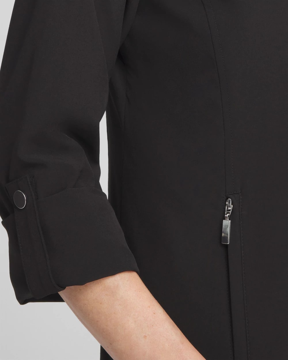 Chico's Zenergy® UPF Travel Jacket BLACK