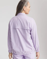 Chico's Zenergy® UPF Striped Jacket VIOLET AURA