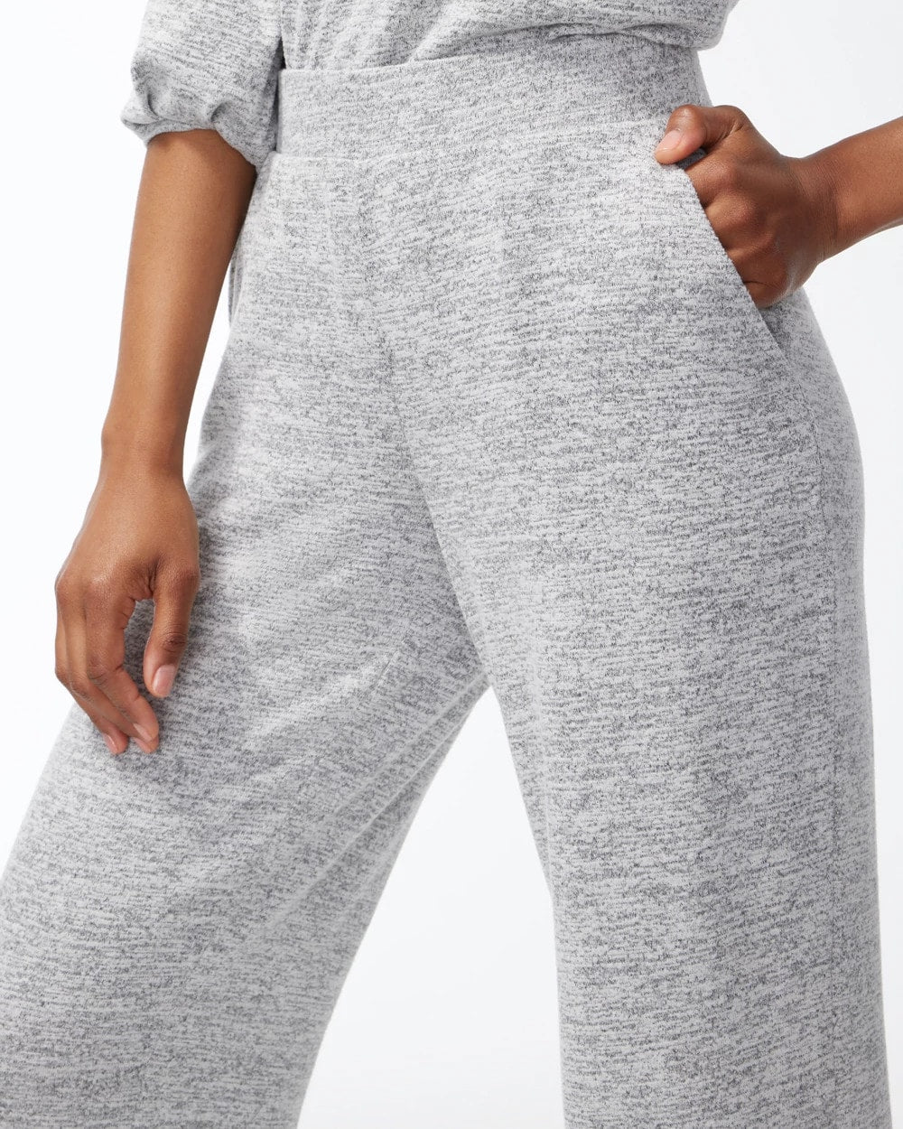 Chico's Zenergy® Soft Essentials Pants SALT AND PEPPER