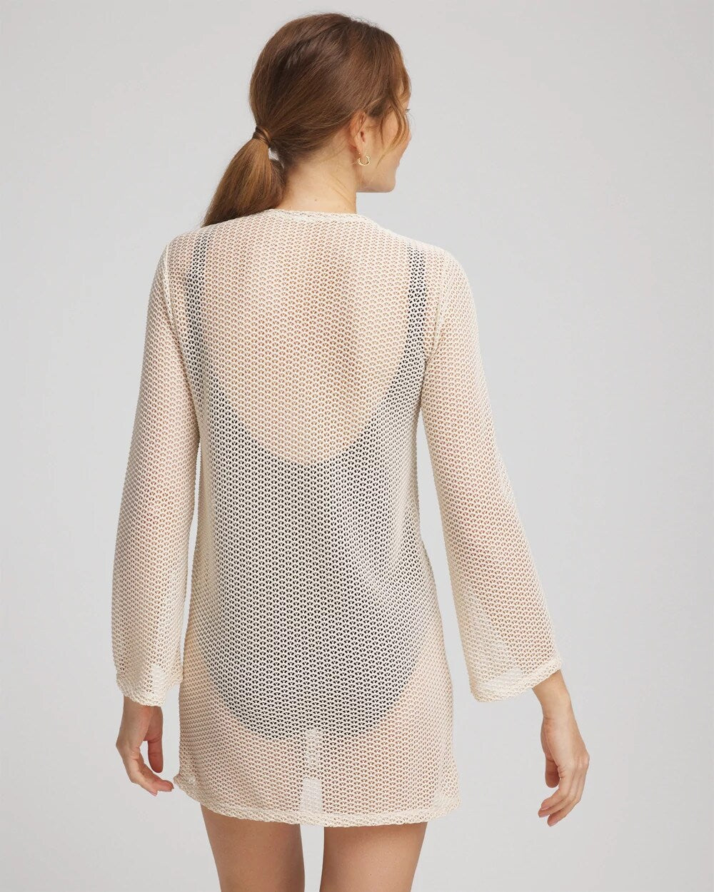 Chico's Gottex Plantopia Cover Up NEUTRAL