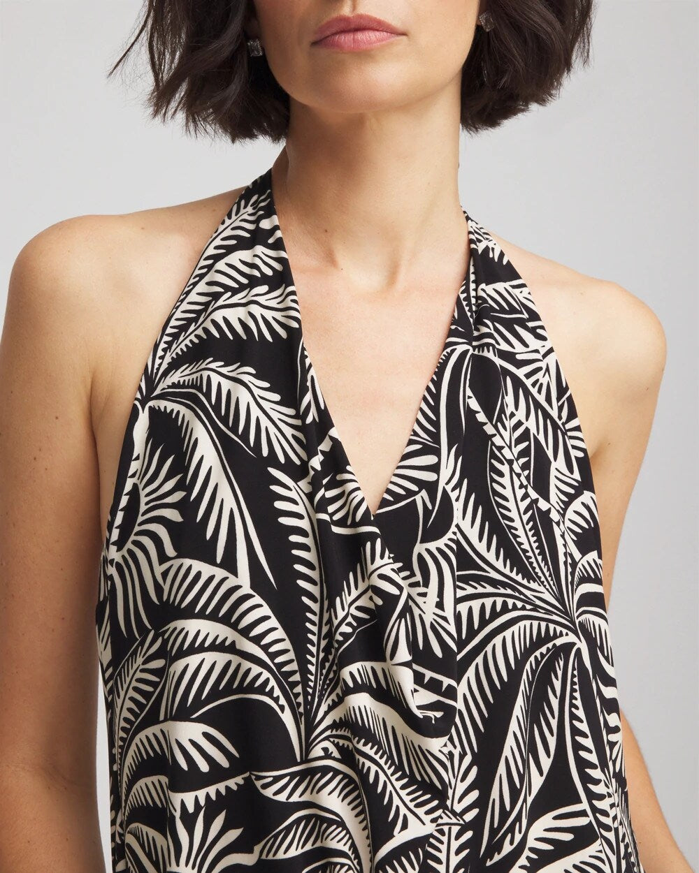 Chico's Miraclesuit® Hearts of Palm Tankini BLACK/MULTI