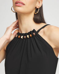 Chico's Magicsuit® Square Cut Beverly Swimdress BLACK
