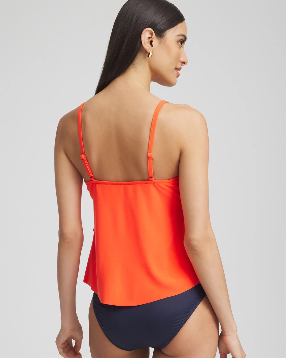 Chico's Magicsuit® Solid Rita Tankini ORANGE