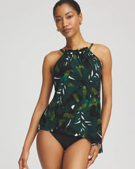 Chico's Magicsuit® Palmetto Regina Tankini GREEN PRINT
