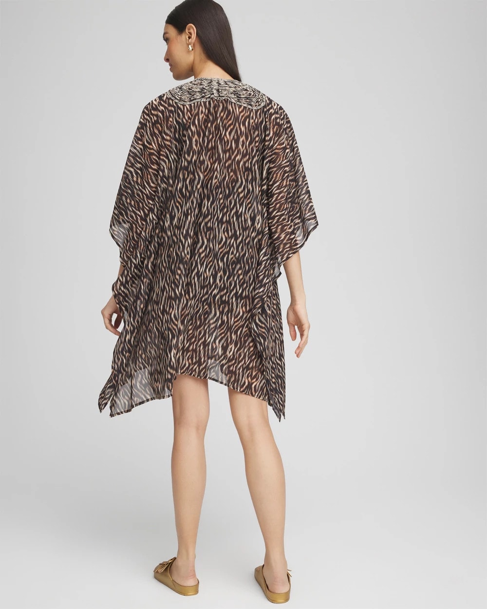 Chico's Miraclesuit® Topkapi Caftan BLACK/MULTI